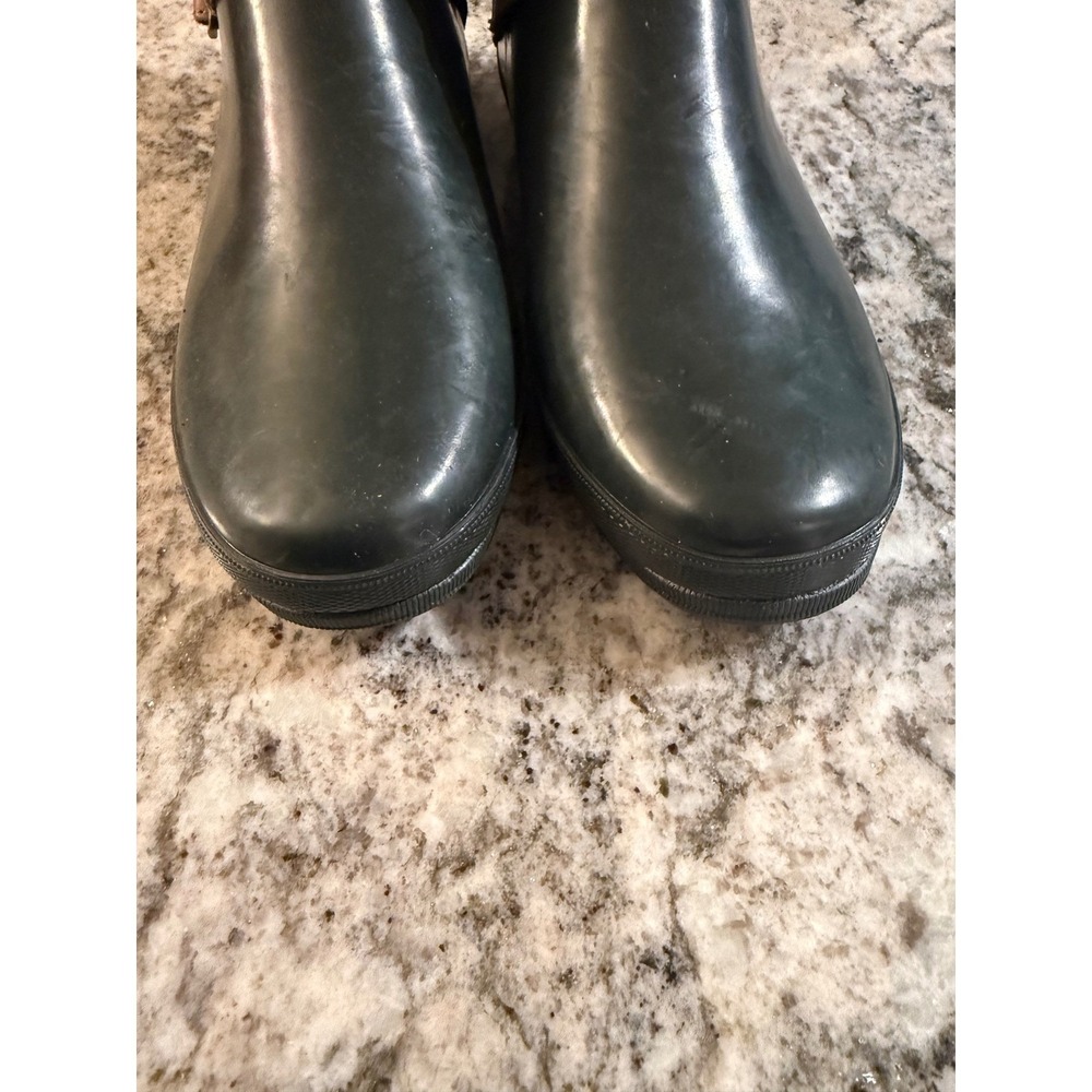 Sperry Top Sider Women's Waterproof Rubber Quilted Tall Boots Olive Green Sz 11 - Picture 4 of 12